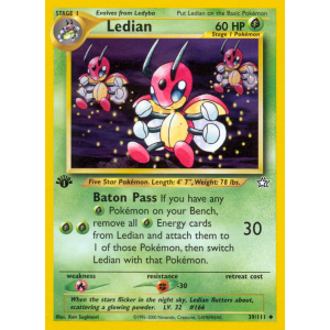 Ledian 39/111 Pokemon TCG Neo Neo Genesis