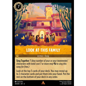 Look at this Family 28/204 Disney Lorcana TCG Ursula's Return