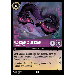 Flotsam & Jetsam - Entangling Eels 44/204 Disney Lorcana TCG Ursula's Return