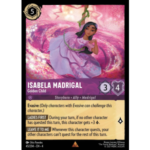 Isabella Madrigal 45/204 Disney Lorcana TCG Ursula's Return