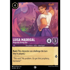 Luisa Madrigal - Magically Strong One 47/204 Disney Lorcana TCG Ursula's Return