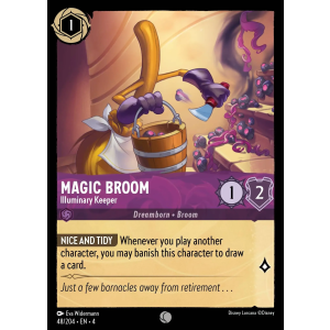 Magic Broom - Illuminary Keeper 48/204 Disney Lorcana TCG Ursula's Return