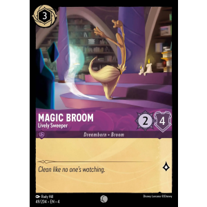 Magic Broom - Lively Sweeper 49/204 Disney Lorcana TCG Ursula's Return