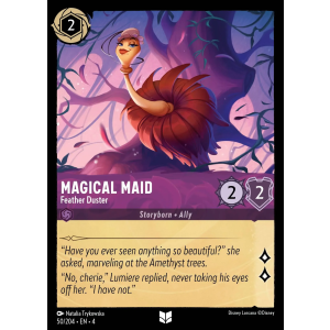 Magical Maid - Feather Duster 50/204 Disney Lorcana TCG Ursula's Return