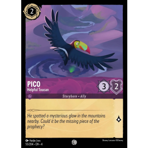 Pico - Helpful Toucan 55/204 Disney Lorcana TCG Ursula's Return