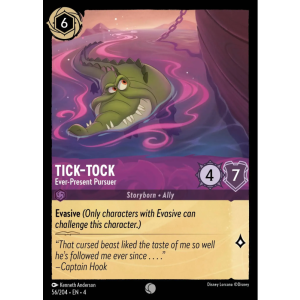 Tick-Tock Ever-Present Pursuer 56/204 Disney Lorcana TCG Ursula's Return