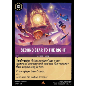 Second Star to the Right 61/204 Disney Lorcana TCG Ursula's Return