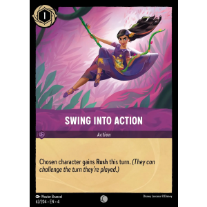 Swing Into Action 62/204 Disney Lorcana TCG Ursula's Return