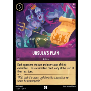 Ursula's Plan 63/204 Disney Lorcana TCG Ursula's Return