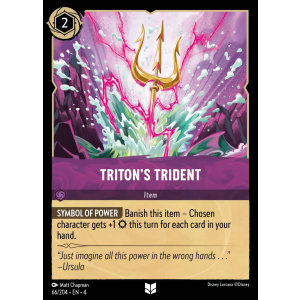 Triton's Trident 66/204 Disney Lorcana TCG Ursula's Return