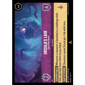 Ursula's Lair - Eye of the Storm 68/204 Disney Lorcana TCG Ursula's Return
