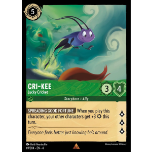 Cri-Kee - Lucky Cricket 69/204 Disney Lorcana TCG Ursula's Return