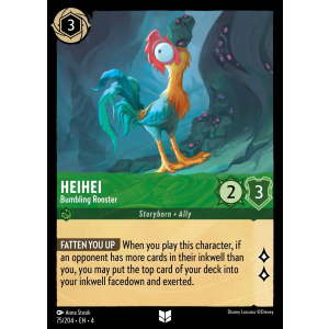 HeiHei - Bumbling Rooster 75/204 Disney Lorcana TCG Ursula's Return