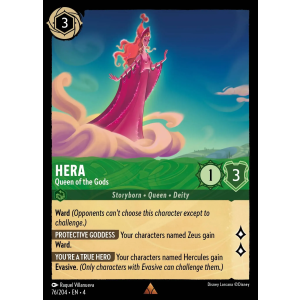 Hera - Queen of the Gods 76/204 Disney Lorcana TCG Ursula's Return