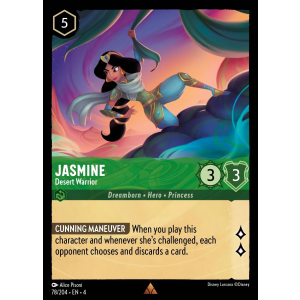 Jasmine - Desert Warrior 78/204 Disney Lorcana TCG Ursula's Return
