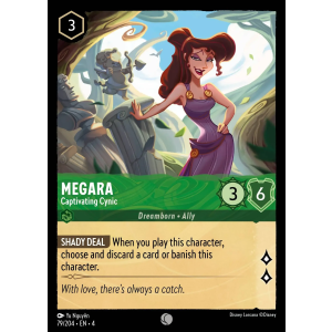 Megara - Captivating Cynic 79/204 Disney Lorcana TCG Ursula's Return