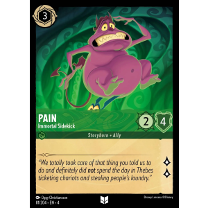 Pain - Immortal Sidekick 81/204 Disney Lorcana TCG Ursula's Return