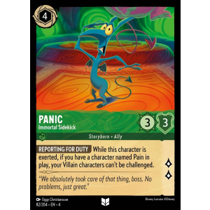 Panic - Immortal Sidekick 82/204 Disney Lorcana TCG Ursula's Return