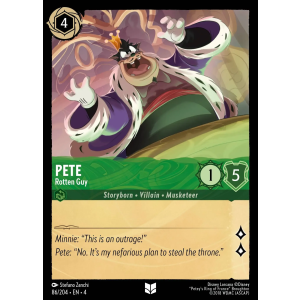 Pete - Rotten Guy 86/204 Disney Lorcana TCG Ursula's Return