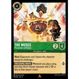 The Muses - Proclaimers of Heroes 90/204 Disney Lorcana TCG Ursula's Return