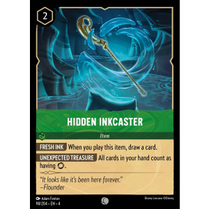 Hidden Inkcaster 98/204 Disney Lorcana TCG Ursula's Return