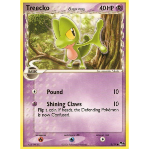 Treecko 15/17 Pokemon TCG POP POP Series 4