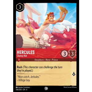 Hercules - Clumsy Kid 108/204 Disney Lorcana TCG Ursula's Return