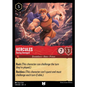 Hercules - Daring Demigod 109/204 Disney Lorcana TCG Ursula's Return