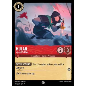 Mulan - Injured Soldier 116/204 Disney Lorcana TCG Ursula's Return