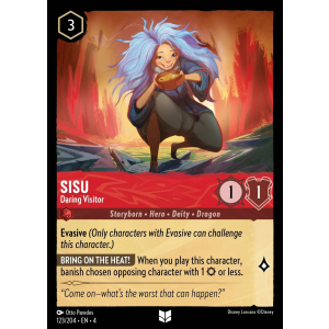 Sisu - Daring Visitor 123/204 Disney Lorcana TCG Ursula's Return