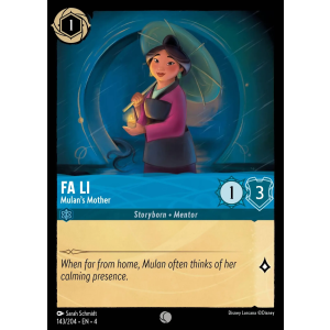 Fa Li - Mulan's Mother 143/204 Disney Lorcana TCG Ursula's Return