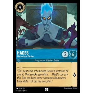 Hades - Meticulous Plotter 145/204 Disney Lorcana TCG Ursula's Return