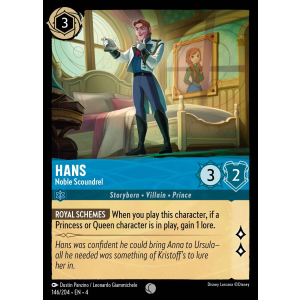 Hans - Noble Scoundrel 146/204 Disney Lorcana TCG Ursula's Return