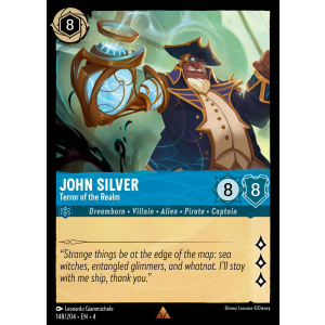 John Silver - Terror of the Realm 148/204 Disney Lorcana TCG Ursula's Return