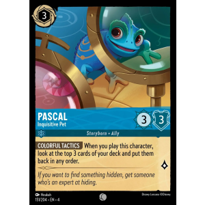 Pascal - Inquisitive Pet 151/204 Disney Lorcana TCG Ursula's Return