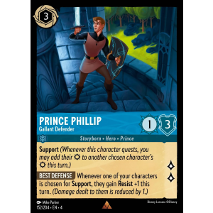 Prince Phillip - Gallant Defender 152/204 Disney Lorcana TCG Ursula's Return