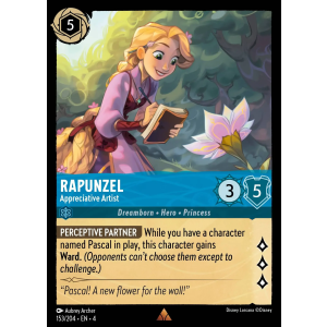 Rapunzel - Appreciative Artist 153/204 Disney Lorcana TCG Ursula's Return