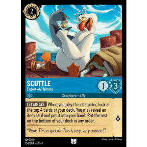 Scuttle - Expert on Humans 154/204 Disney Lorcana TCG Ursula's Return