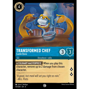 Transformed Chef - Castle Stove 157/204 Disney Lorcana TCG Ursula's Return