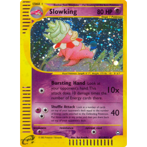 Rare Holo Slowking H22/147 Pokemon TCG E-Card Aquapolis