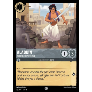 Aladdin - Resolute Swordsman 172/204 Disney Lorcana TCG Ursula's Return