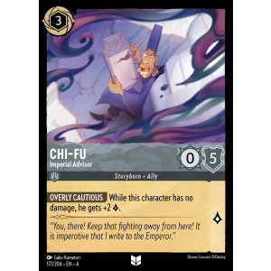 Chi-Fu - Imperial Advisor 177/204 Disney Lorcana TCG Ursula's Return