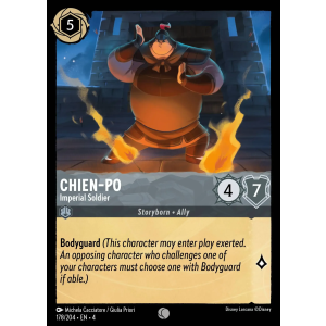 Chien-Po - Imperial Soldier 178/204 Disney Lorcana TCG Ursula's Return