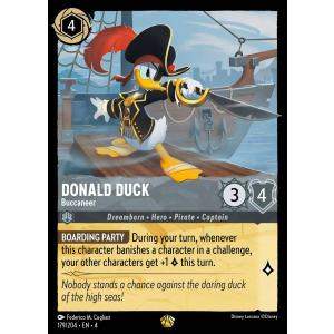 Legendary Donald Duck - Buccaneer 179/204 Disney Lorcana TCG Ursula's Return