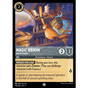 Magic Broom - Aerial Cleaner 185/204 Disney Lorcana TCG Ursula's Return