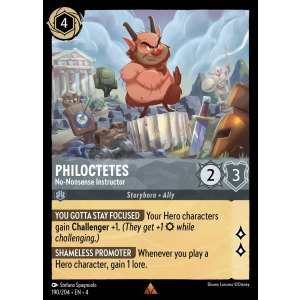 Philoctetes - No-Nonsense Instructor 190/204 Disney Lorcana TCG Ursula's Return