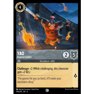 Yao - Imperial Soldier 194/204 Disney Lorcana TCG Ursula's Return