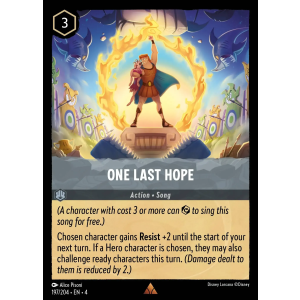 One Last Hope 197/204 Disney Lorcana TCG Ursula's Return