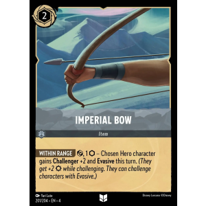 Imperial Bow 201/204 Disney Lorcana TCG Ursula's Return