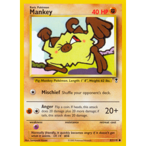 Mankey 81/110 Pokemon TCG Other Legendary Collection